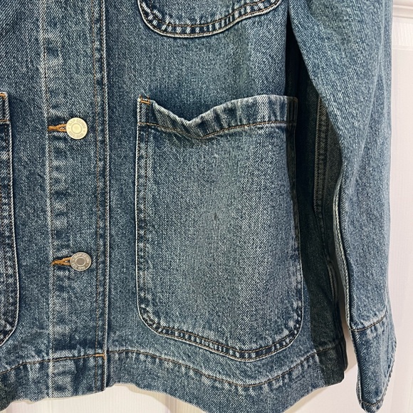 Gap Denim Corduroy Collar Chore Jacket - Picture 5 of 7